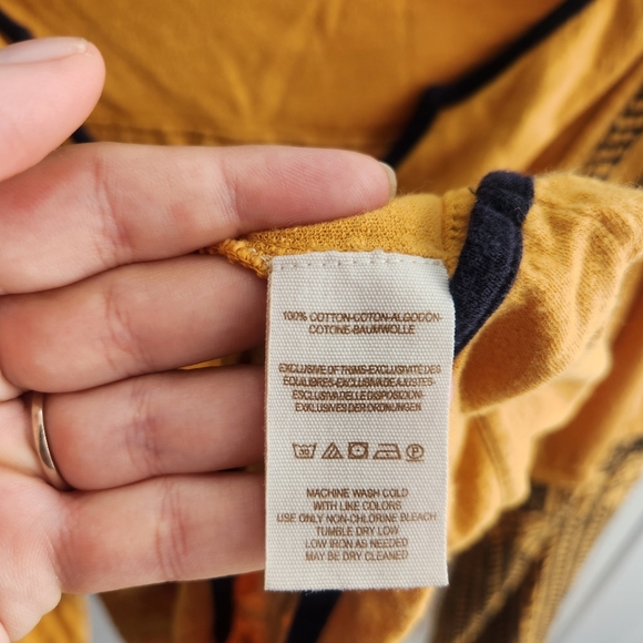 Free People Island Hopper Orange Embroidered Balloon Sleeve Top - Picture 8 of 10